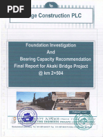 Foundation Report - Akaki Side Abt