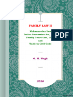 G. M. Wagh - Family Law II - Part 1 and 3 (2020) - 1