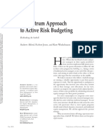 A Spectrum Approach To Active Risk Budgeting: Rethinking The Barbell