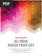 All India Dealer Price List Wef 15.11.2023