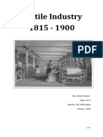 Essay - Textile Industry