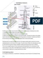 Tightening of Tie Bolts