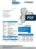 Datasheet 1008s SL Centerback Stainless Steel Gauge