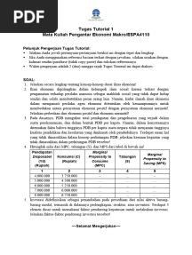 PengantarEkonomiMakroESPA4110 Sutrisno
