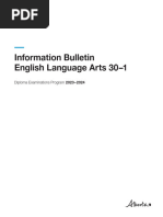 Ed Diploma Exam Ela30 1 Information Bulletin