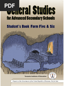 General Studies For Advanced Secondary Schools Form V & VI