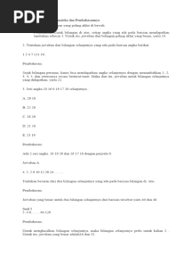 Soal Tes Psikotes Matematika Dan Pembahasannya
