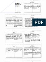 Matrix of Amendments To Rules of Civil Procedure by Judge Gener Gito