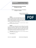 The Balanced Scorecard Translating Strat