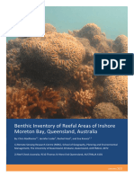 Benthic Inventory of Reefal Areas of Inshore Moreton Bay, Queensland, Australia