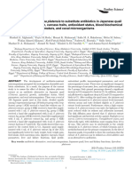 The Potential of Spirulina Platensis To Substitute Antibiotics in Japanese Quail Diets - Impacts On Growth, Carcass Traits, Antioxidant Status, Blood Biochemical Parameters, and Cecal Microorganisms