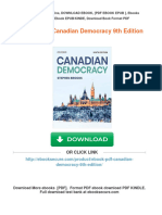 Get (Ebook PDF) Canadian Democracy 9th Edition Free All Chapters