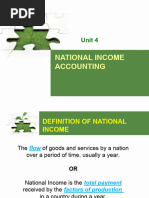 Eco120 CHP 8 National Income Accounting