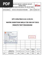 HFY4-5165-01-PIP-PD-0003 - 0 - Ferrite Test Procedure - Code A