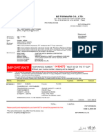 Proforma Invoice and Purchase Agreement No.1410075 Beforward