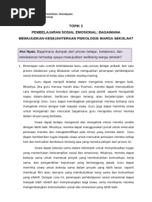 PSE - Topik 3 - Aksi Nyata