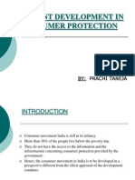 Recent Deveopment in Consumer Protection