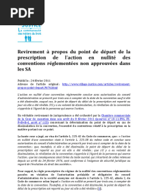 Droit Des Sociétés - Cass. Com., 8 Février 2011 (Pourvoi N° 10-11.896), Commenté Par Jonathan Quiroga-Galdo