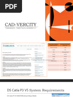 Cad-Vercity Catia Installation