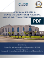 Rgnul Arbitral Award Problem