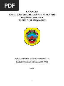 Laporan Hasil Dan Tindak Lanjut Supervisi 2024-2025