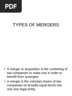 Types of Merger