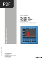 Janitza BHB Umg96pa fw1 en