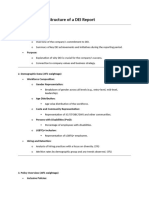 Diversity, Equity, and Inclusion (DEI) Report Template