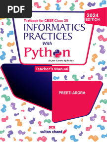 12 Information Practices Text Book Preeti Arora
