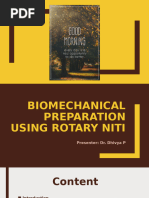 Biomechanical Preparation Niti Files