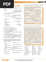 A1+ UNIT 10 Extra Grammar Practice Revision