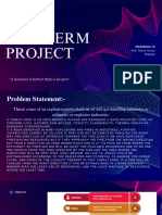 Project Proposal Business Presentation in Dark Blue Pink Abstract Tech Style