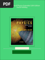 Fundamentals of Physics Extended 10th Edition David Halliday