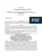 (G.R. No. 224610, October 13, 2021) : Vines Realty Corporation, Petitioner, vs. Rodel Ret, Respondent