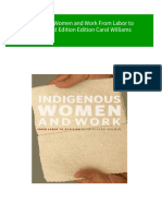 PDF Indigenous Women and Work From Labor To Activism 1st Edition Edition Carol Williams Download