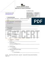 CC F 1, Application For Certification, Issue 2-Panamora