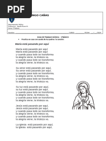 LETRA CANCIÓN (Maria Esta Pasando Por Aqui)