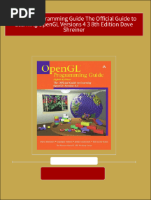 OpenGL Programming Guide The Official Guide To Learning OpenGL Versions 4 3 8th Edition Dave Shreiner All Chapters Instant Download
