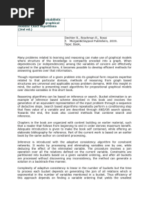 ReviewOfReasoningWithProbabilisticAndDeterministicGraphicalModelExactAlgorithms