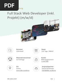 Full Stack Web Developer