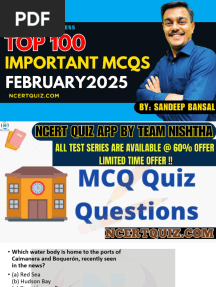 Feb 2025 Top 100 CA Quiz