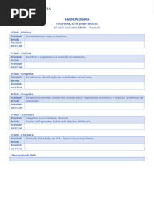 Agenda Diária EM 1ª C M 10-06-25