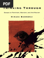 Himani Bannerji-Thinking Through Essays On Feminism, Marxism and Anti-Racism (1995)