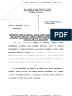 State of Georgia Defendants' Initial Disclosures