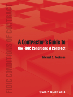 A Contractor's Guide to the FIDIC Conditions of Contract