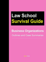 Business Organizations: Outlines and Case Summaries: Law School Survival Guides, #10