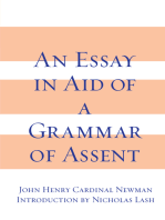 Essay in Aid of A Grammar of Assent, An