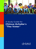 A Study Guide for Chinua Achebe's "The Voter"