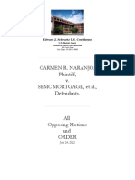 Case File California FDCPA RESPA UCL QUASI CONTRACT Decl Relief M-T-D DENIED Naranjo v. SBMC Mortgage