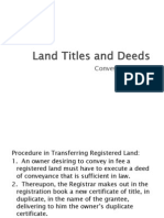 Land Titles and Deeds